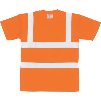 Rail Industry T-Shirt, Unisex, Orange, Polyester, L