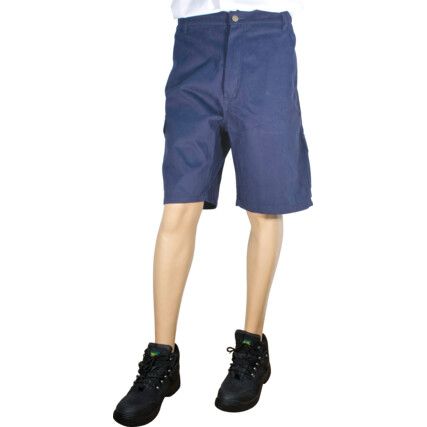 Combat Shorts, Men, Navy Blue, Cotton/Polyester, L