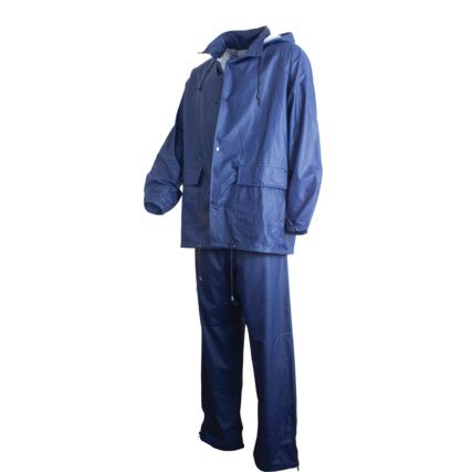 2-Piece Rainsuit, Navy (XL)