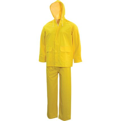 2-Piece Rainsuit, Yellow (M)
