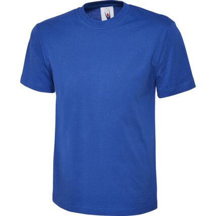 T-Shirt, Men, Royal Blue, Cotton, Short Sleeve, 2XL