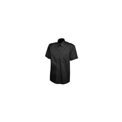 UC702 15.1/2in Short Sleeve Black Shirt