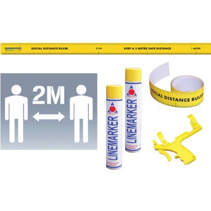 Yellow Stencil Kit, 2m With People