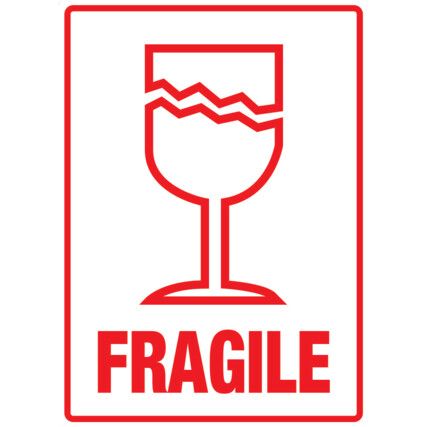 108x79mm FRAGILE LABELS (ROLL-500)