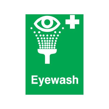 Eye Wash Vinyl Sign 200mm x 300mm