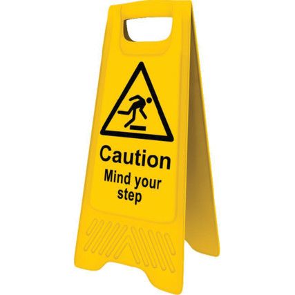 Mind your Step A-Frame Caution Sign 300mm x 620mm