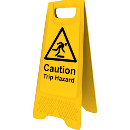 Trip Hazard A-Frame Caution Sign 300mm x 620mm