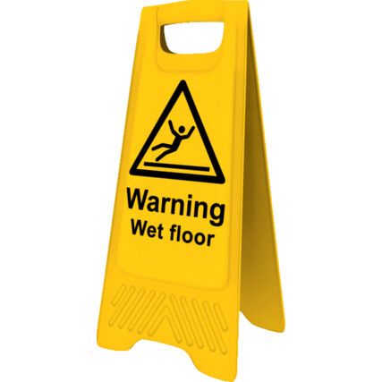 Wet Floor A-Frame Warning Sign 300mm x 620mm