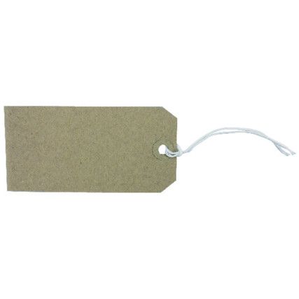 5MS Strung Tag - 120x60 mm - Buff (Pack of 1000)