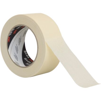 201E Masking Tape, Crepe Paper, 48mm x 50m, Cream