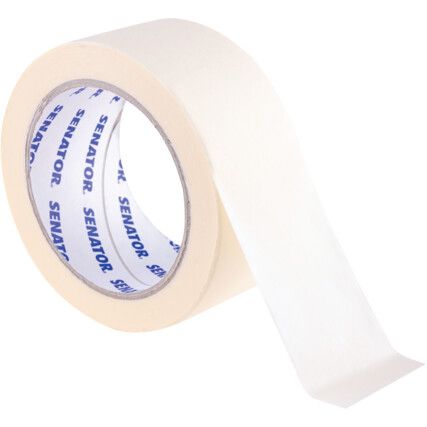 Masking Tape, Crepe Paper, 50mm x 50m, Cream