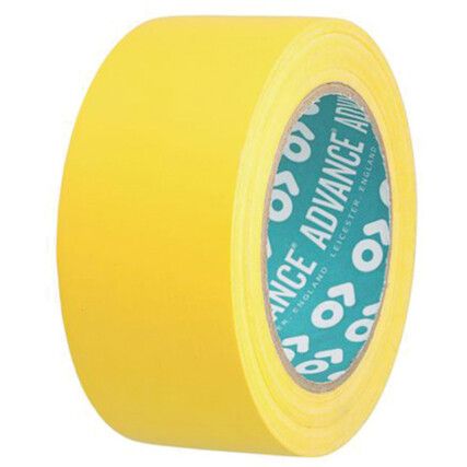 AT8F Adhesive Floor Marking Tape, PVC, Yellow, 50mm x 33m