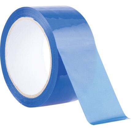 Packaging Tape, Polypropylene, Blue, 48mm x 66m, Pack of 5