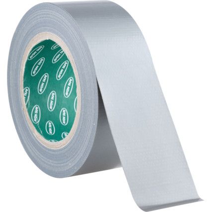 Duct Tape, Cloth, Silver, 50mm x 33m