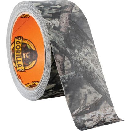 Duct Tape, Polyethylene Coated Cloth, Camo, 48mm x 8m