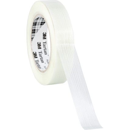 Tartan™ 8953 Packaging Tape, Polypropylene, Clear, 25mm x 50m