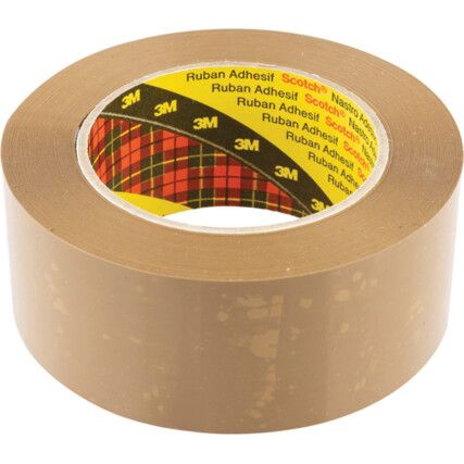 Scotch® 371 Packaging Tape, Polypropylene, Brown, 48mm x 990m