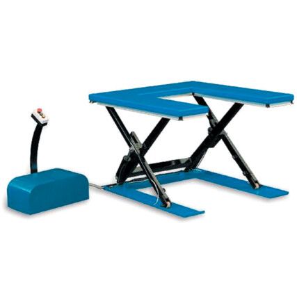Scissor Lift Table, Electric, 1000kg Capacity, 85 - 860mm x 1420mm x 1140mm