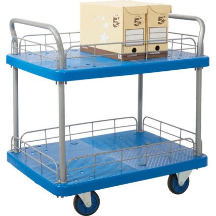 Shelf Trolley, 300kg Rated Load, Swivel Castors