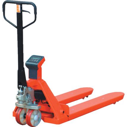 Pallet Truck with Scales, 2000kg Rated Load, 1150mm x 572mm