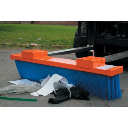 IFMS-1500, Fork Mounted Sweeper, 1500mm, Orange, 5-Piece