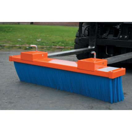 IFMS-1800, Fork Mounted Sweeper, 1800mm, Orange, 8-Piece