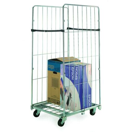 DEMOUNTABLE ROLL CONTAINER - 2 SIDES + STRAPS - 1520H