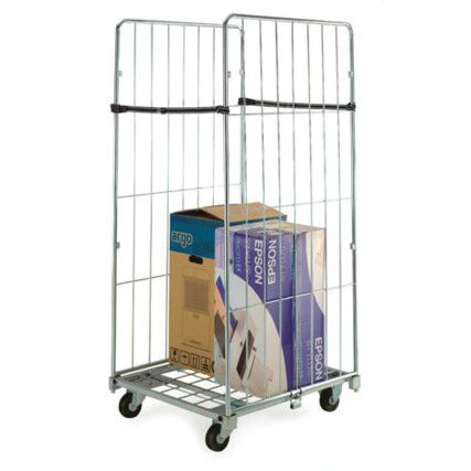 DEMOUNTABLE ROLL CONTAINER - 2 SIDES + STRAPS - 1815H