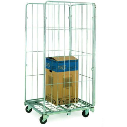 DEMOUNTABLE ROLL CONTAINER - 3 SIDED - 1520H