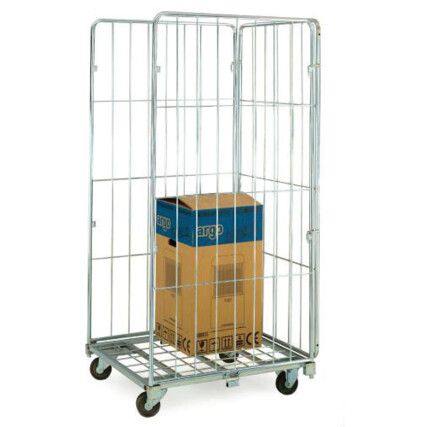 DEMOUNTABLE ROLL CONTAINER - 3 SIDED - 1815H