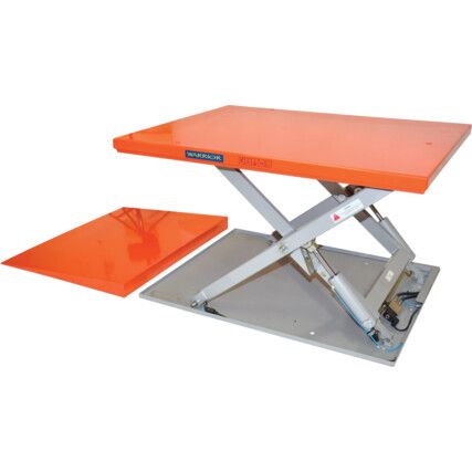 Scissor Lift Table, Manual, 1000kg Capacity