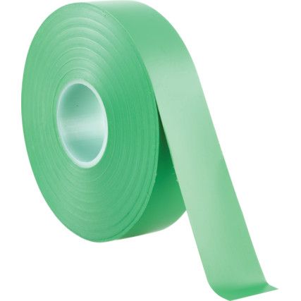 AT7 Electrical Tape, PVC, Green, 19mm x 33m, Pack of 1