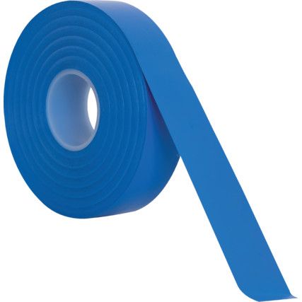 AT7 Electrical Tape, PVC, Blue, 19mm x 33m, Pack of 1