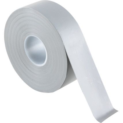 AT7 Electrical Tape, PVC, Grey, 25mm x 33m, Pack of 1