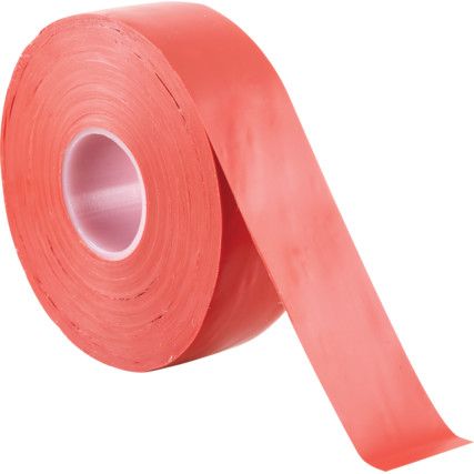 AT7 Electrical Tape, PVC, Red, 25mm x 33m, Pack of 1