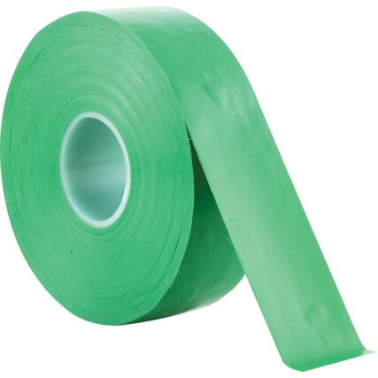 AT7 Electrical Tape, PVC, Green, 25mm x 33m, Pack of 1