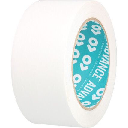 AT7 Electrical Tape, PVC, White, 50mm x 33m, Pack of 1