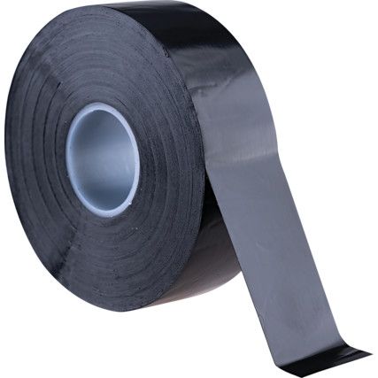 Electrical Tape, PVC, Black, 25mm x 33m, Pack of 5