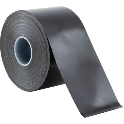 Electrical Tape, PVC, Black, 50mm x 33m, Pack of 1