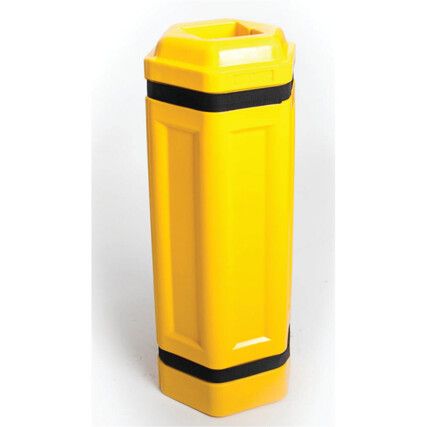 Column Protector, Hexagonal, Polyethylene, Yellow, 435mm x 1.1m