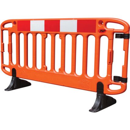 FRONTIER Safety Barrier, Polypropylene, Orange