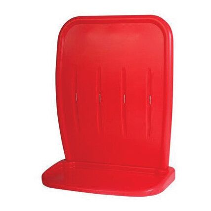 MOULDED TWO PART DOUBLE STAND RED