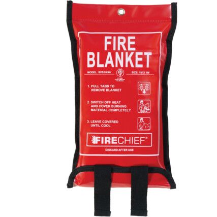 FIRE BLANKET 1X1m SOFT CASE