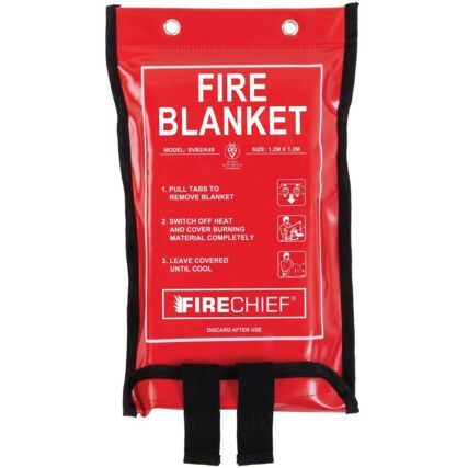 FIRE BLANKET 1.2X1.2m SOFT CASE