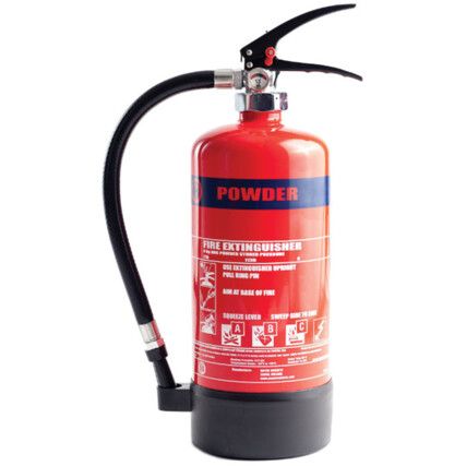 Dry Powder Fire Extinguisher, Class ABC, 4kg