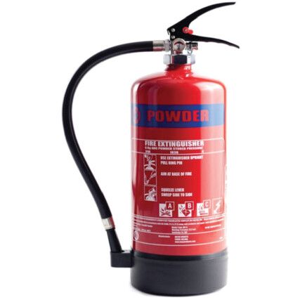 Dry Powder Fire Extinguisher, Class ABC, 6kg
