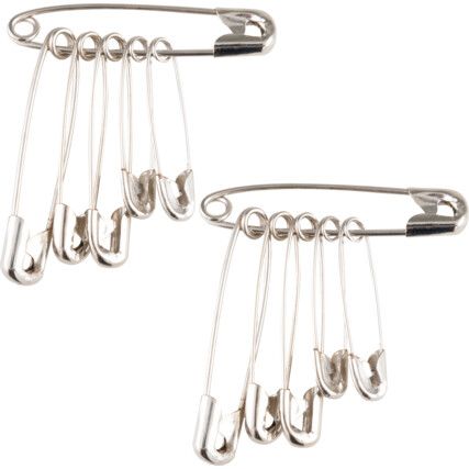 77892 SAFETY PINS ASSORTED (12)