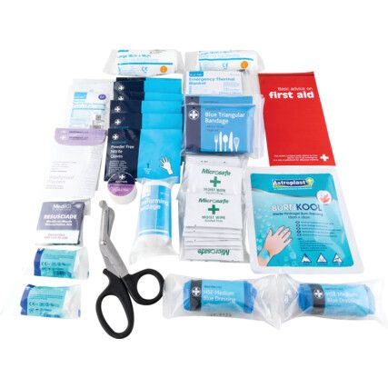 First Aid Kit Refill, First Aid Kit Refill, 25 Persons, BS8599-1:2019 Compliant