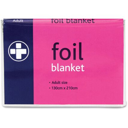 Foil Blankets, Adult, Pack of 10