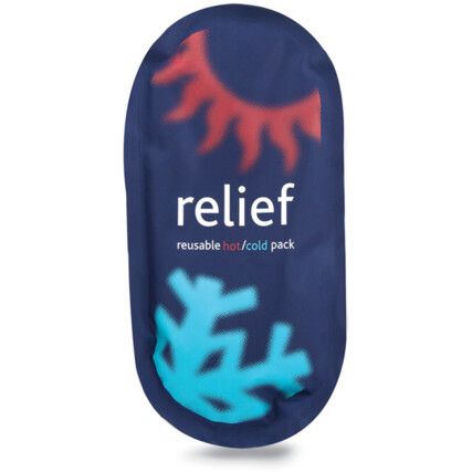 RELIEF REUSABLE HOT AND COLD PACK 26.5CMx13CM